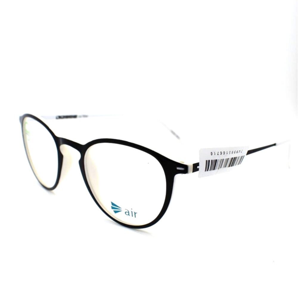 Air Ultem A7031 Black/White 48-21-140mm Eyeglasses FRAMES ONLY - NEW CONDITION